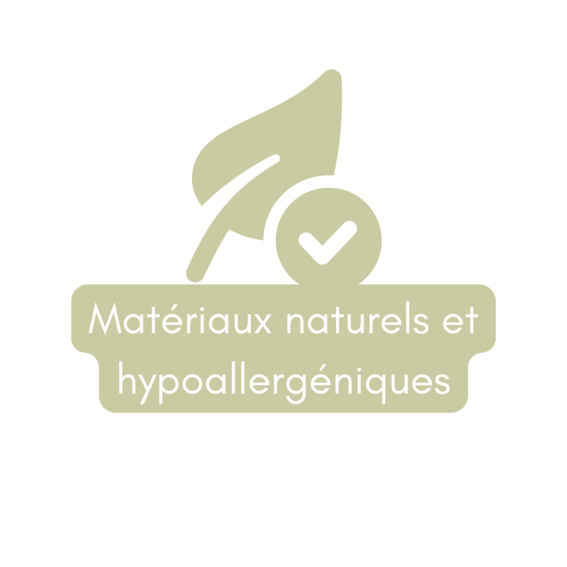 Materiaux naturels et hypoallergeniques